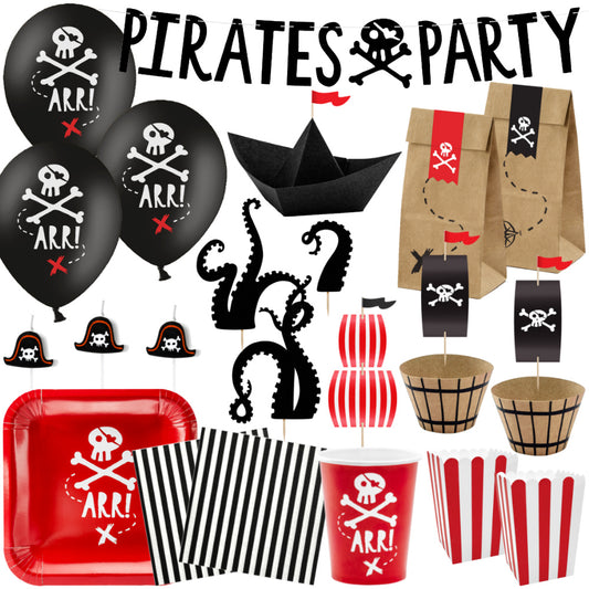 Pirates Theme Birthday Party Decorations & Tableware