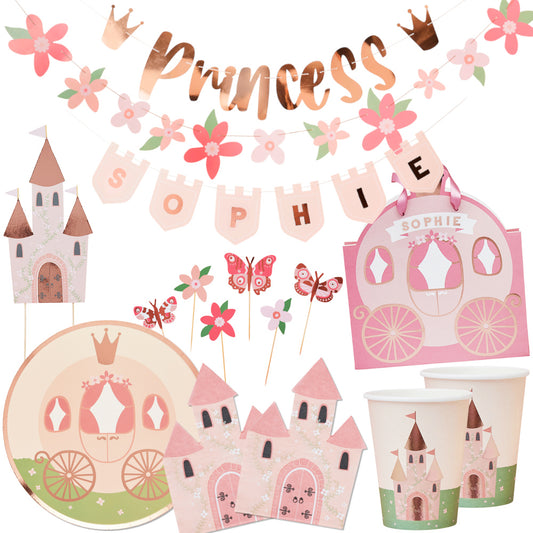 Little Princess Party Decorations & Tableware