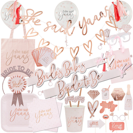 She Said Yes Hen Party Supplies