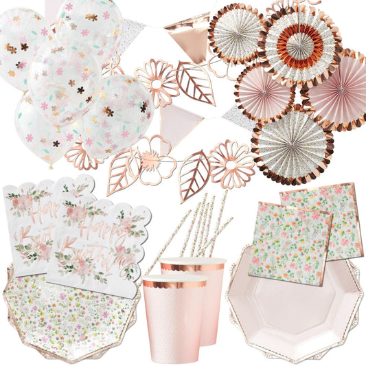 Ditsy Floral Party Decorations & Tableware