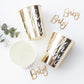 Gold Foiled Oh Baby! Paper Cups