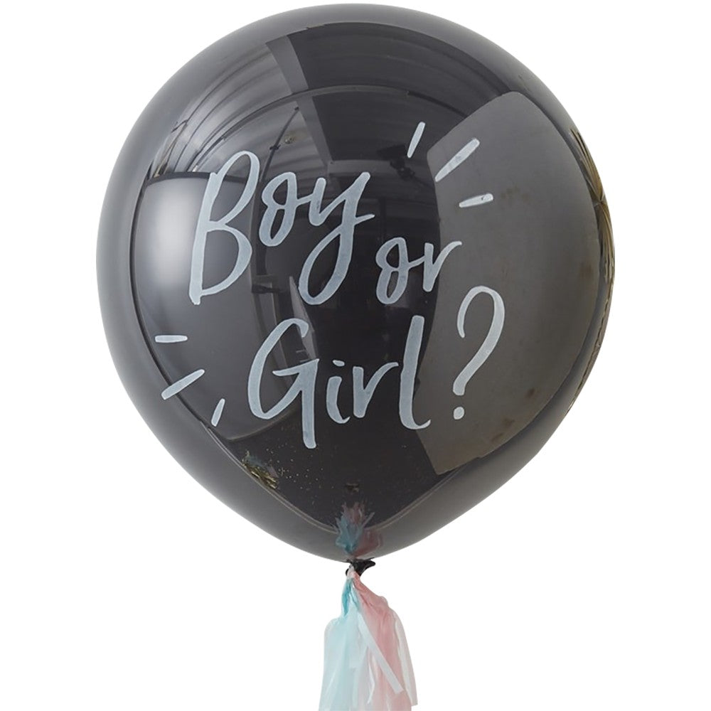 Giant Gender Reveal Boy or Girl? Balloon Kit - Ginger Ray - Party Touches