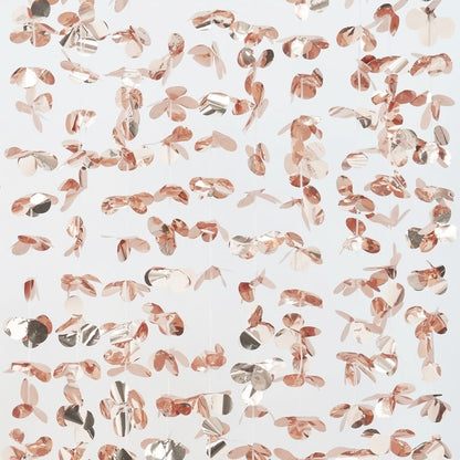 Rose Gold Petal Photo Booth Curtain - Ginger Ray - Party Touches