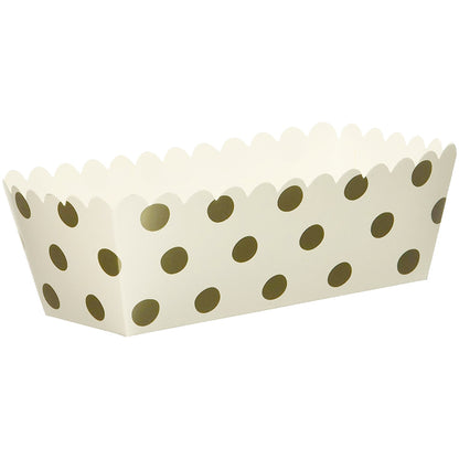 Gold Foiled Polka Dot Food Trays - Ginger Ray - Party Touches