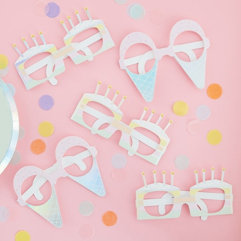 Iridescent Birthday Fun Glasses