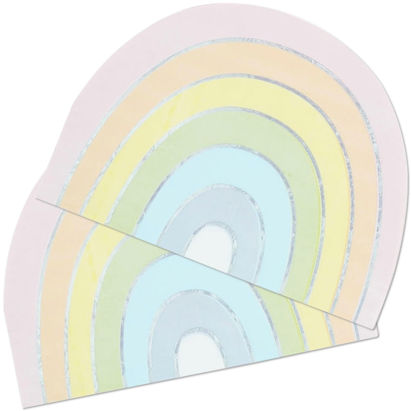 Iridescent Rainbow Paper Napkins - Ginger Ray - Party Touches