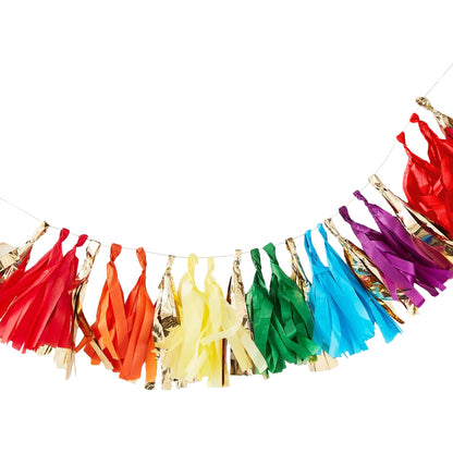 Multicoloured Tassel Garland - Ginger Ray - Party Touches