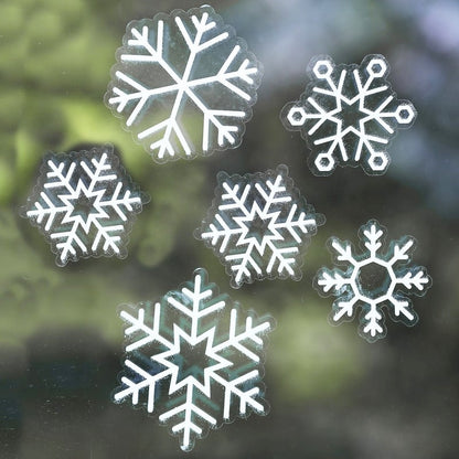 Snowflake Window Stickers - Ginger Ray - Party Touches