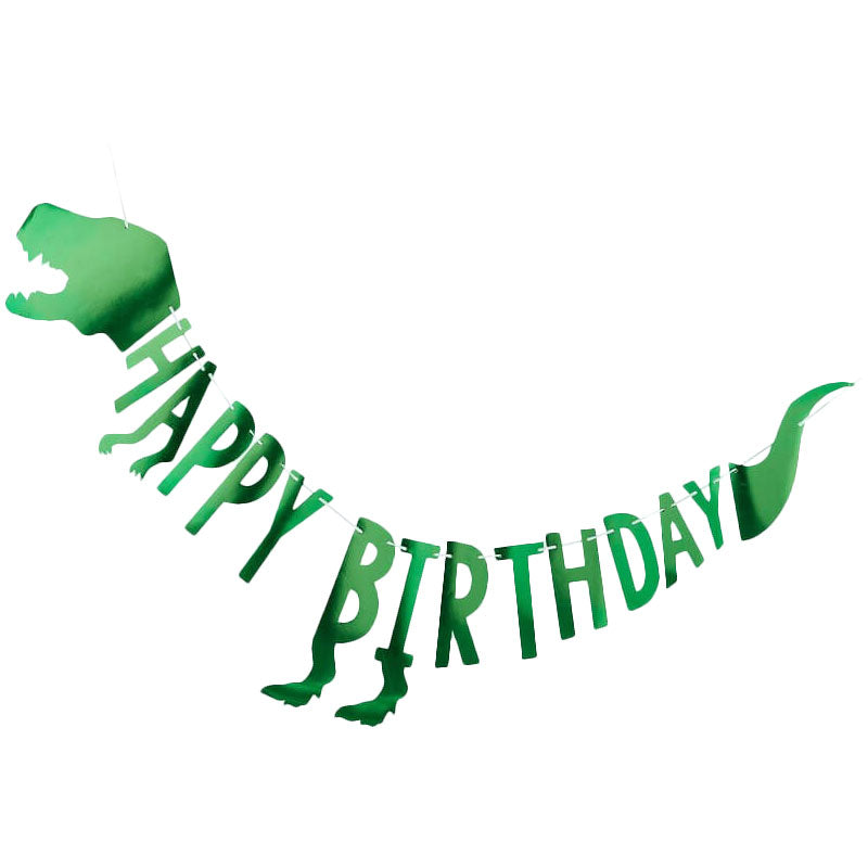 Dinosaur Happy Birthday Party Bunting - Ginger Ray - Party Touches