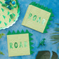 Dinosaur Shaped Paper Party Napkins