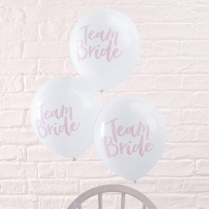Pink & White Team Bride Balloons - Ginger Ray - Party Touches