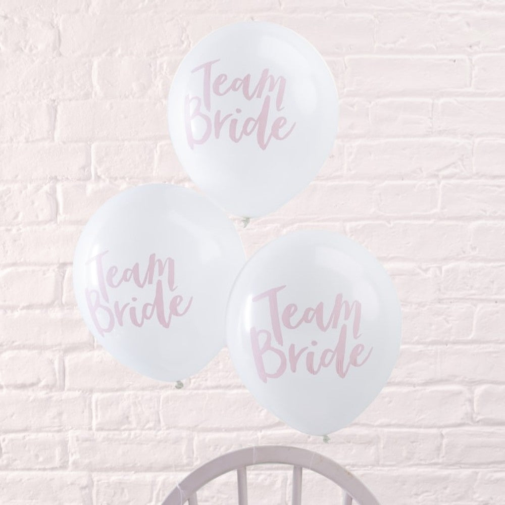 Pink & White Team Bride Balloons - Ginger Ray - Party Touches