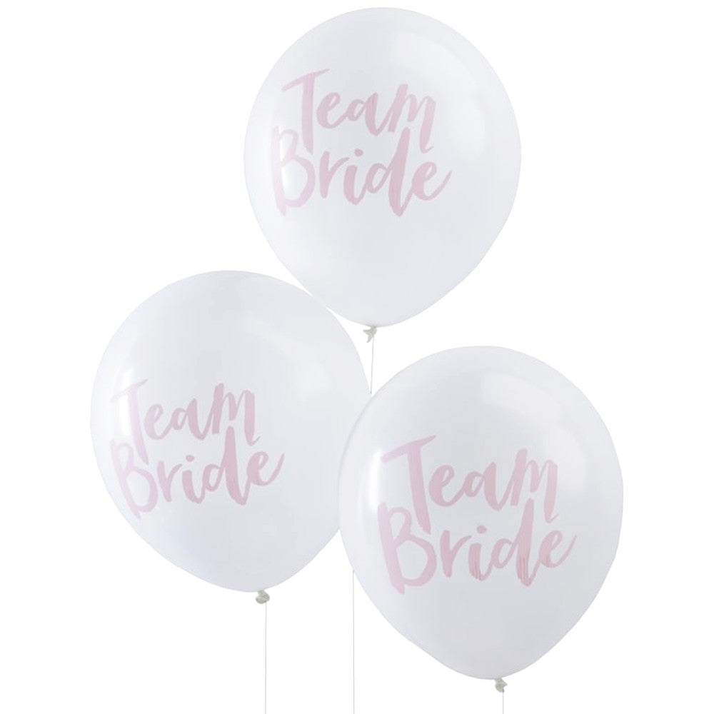 Pink & White Team Bride Balloons - Ginger Ray - Party Touches