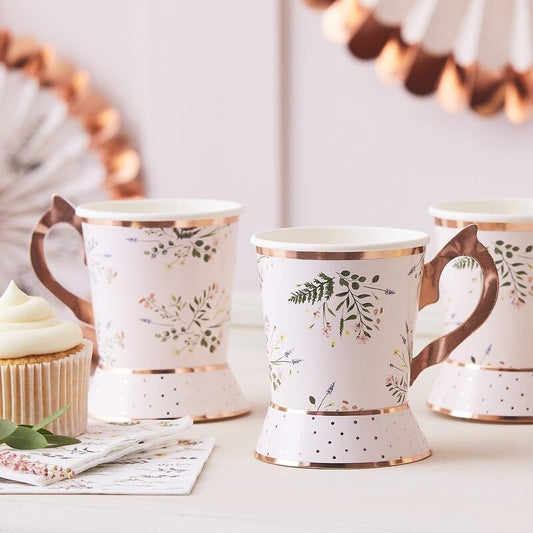 Afternoon Tea Party Cups - Ginger Ray - Party Touches