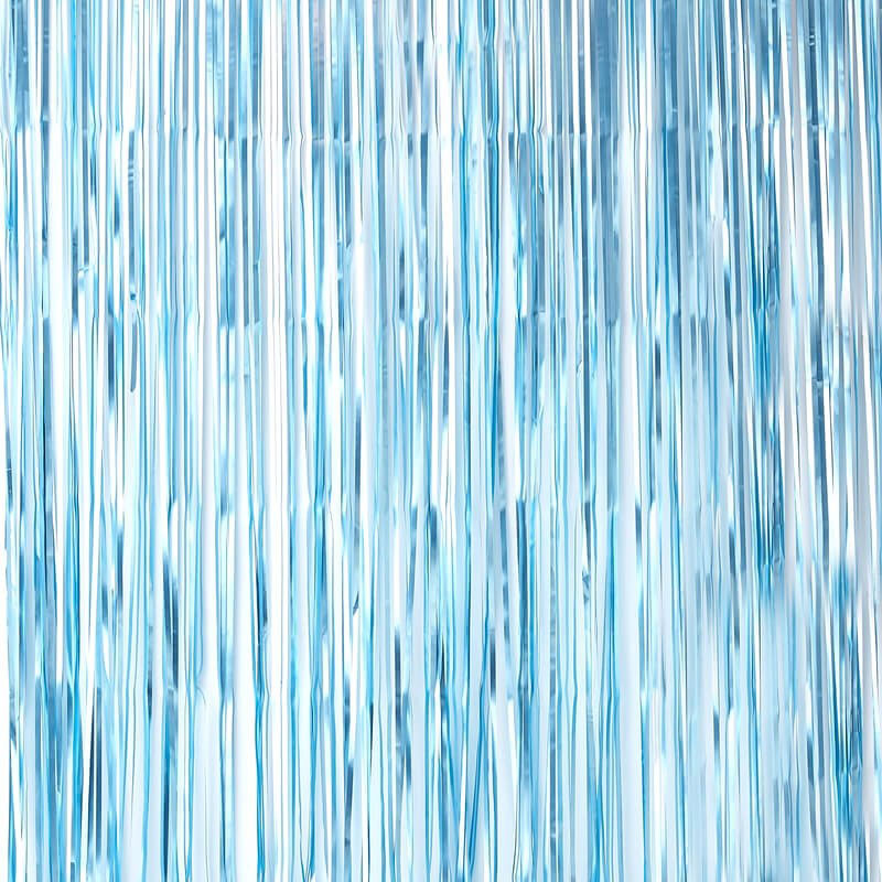 Matte Blue Curtain Backdrop - Ginger Ray - Party Touches