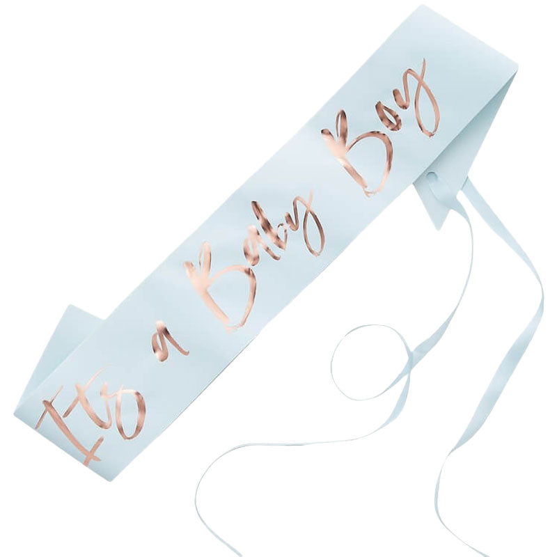 Blue It’s a Baby Boy Sash - Ginger Ray - Party Touches