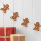 Wooden Gingerbread Man Christmas Bunting - Ginger Ray - Party Touches